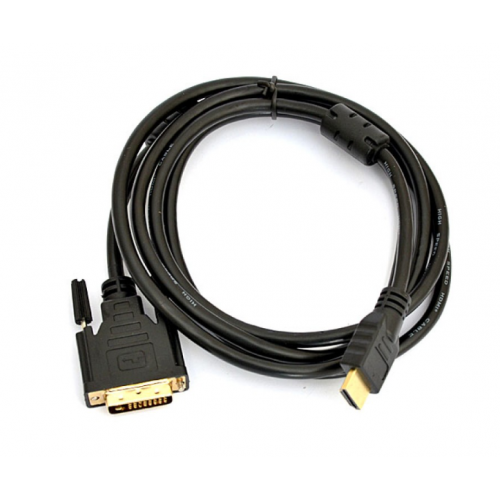 Кабель De Tech HDMI-DVI D(24-1) 2 ferites 1.8m
