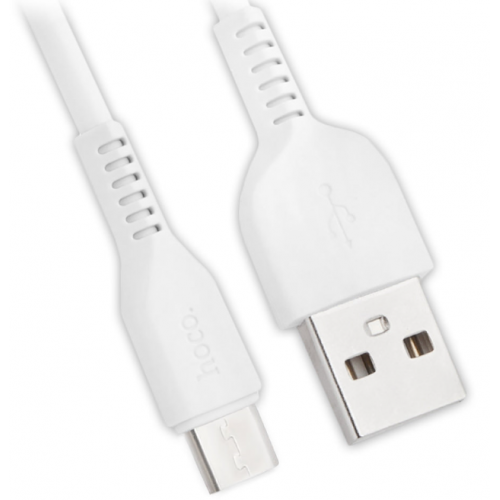 Кабель HOCO X20 Micro USB 1m white