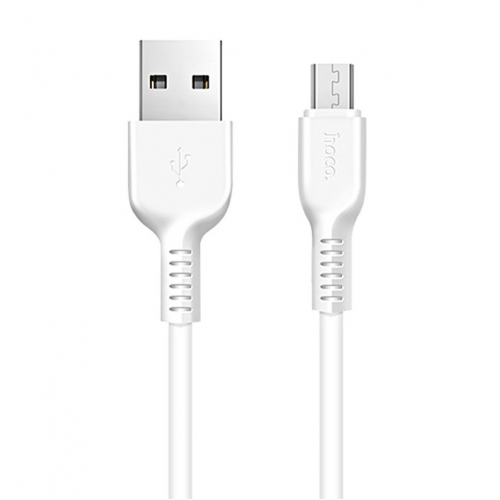 Кабель HOCO X13  Micro USB 1m white