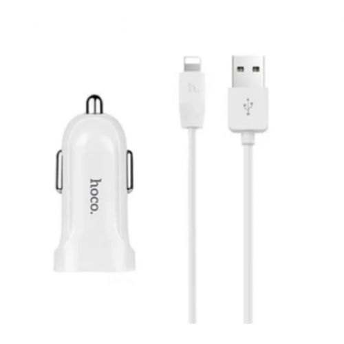 АЗУ HOCO Z2 1.5A+iPh5 cable white