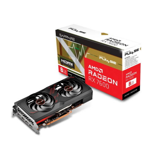 Видеокарта Sapphire AMD Radeon RX7600 PULSE 8GB GDDR6