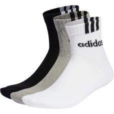 Носки Adidas Stripes Linear Half-Crew Cushioned 3P (Размер S/36-38)