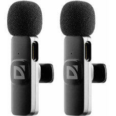 Микрофон петличный Talky-138 wrls, 2шт,черный ( на прищепке)