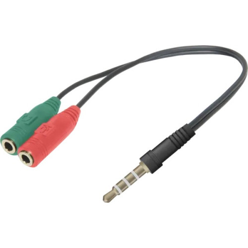 Переходник Defender Headset Jack 2*3.5 jack -3.5 4pin jack 0.15m(63012) Переходник Defender Headset Jack 2*3.5 jack -3.5 4pin jack 0.15m(63012)