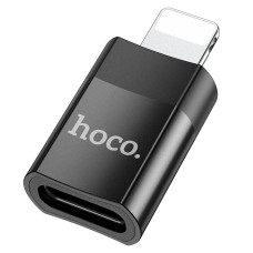 Адаптер Hoco UA17 Type-С/Lightning  Black