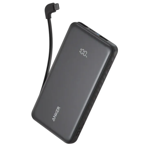 АКБ POWER Bank Anker Zolo 10K Mah 22.5W Built-In USB-C Cable A110DH11 черный АКБ POWER Bank Anker Zolo 10K Mah 22.5W Built-In USB-C Cable A110DH11 черный