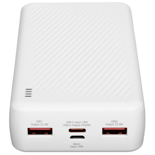 АКБ POWER Bank Borofone BJ56A 20000mAh 2USB+Type-C PD 22.5W+QC3.0 White АКБ POWER Bank Borofone BJ56A 20000mAh 2USB+Type-C PD 22.5W+QC3.0 White