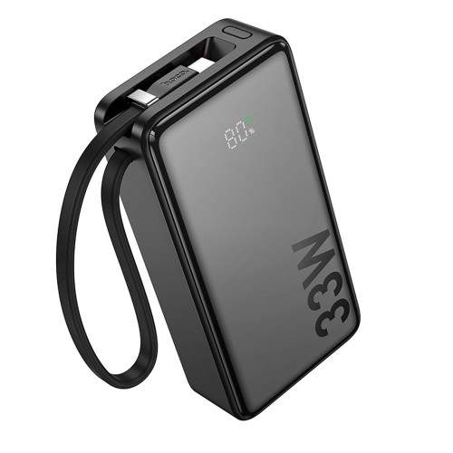 АКБ POWER Bank Hoco Q27A PD33W+cable (10000mAh) black АКБ POWER Bank Hoco Q27A PD33W+cable (10000mAh) black