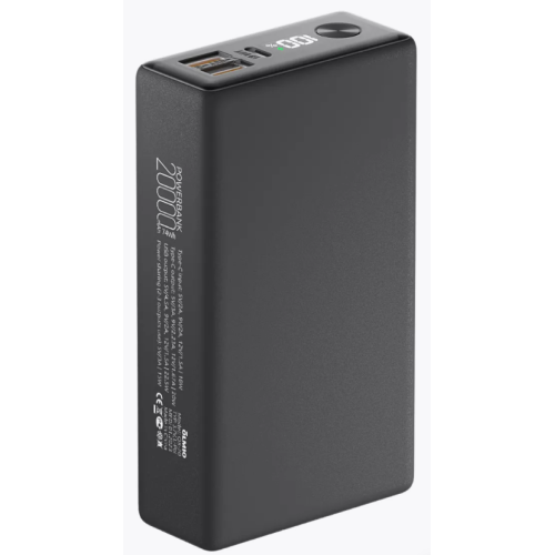 АКБ POWER Bank OLMIO QX-20 20000mAh, 22.5W графитовый