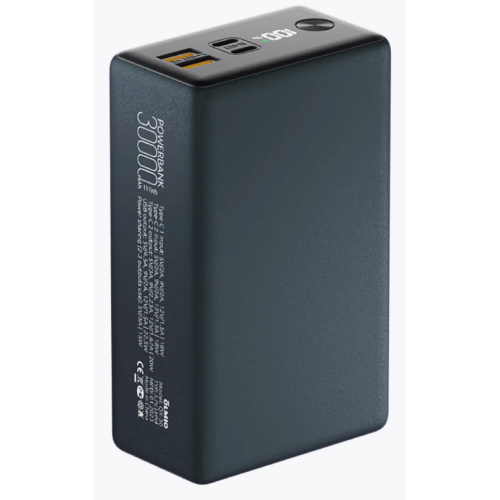 АКБ POWER Bank OLMIO QX-30 30000mAh, 22.5W темно-зеленый
