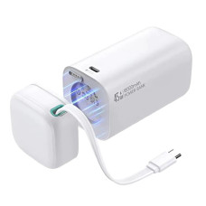 АКБ POWER Bank US-CD216 PD45W+QC3.0 2Ports+Type-c cable 18000mAh white