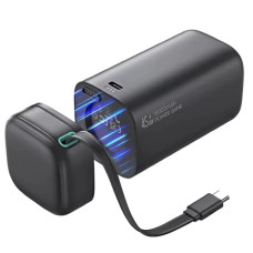 АКБ POWER Bank US-CD216 PD45W+QC3.0 2Ports+Type-c cable 18000mAh black