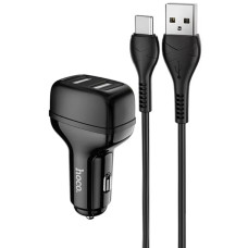 АЗУ HOCO Type-C 2.4A USB Z36  black