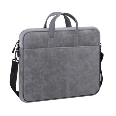 Сумка для ноут Defender Solid 15,6" кожа серый (26088)