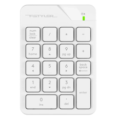 Числовой блок A4Tech FGK21C бел USB беспр. slim для ноут.