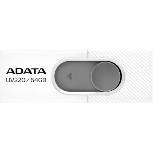 Флеш-драйв A-Data 64GB UV220  USB2.0 белый/серый