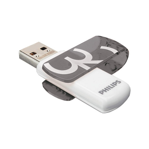 Флэш-драйв Philips 32Gb Vivid 2.0 бел\сер
