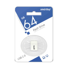 Флэш-драйвы SmartBuy USB 64GB LARA White