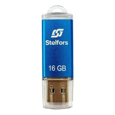 Флэш-драйв Stelfors USB 16GB Rocket металл синий