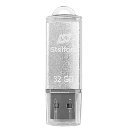Флэш-драйв Stelfors USB 32GB Rocket металл серебро