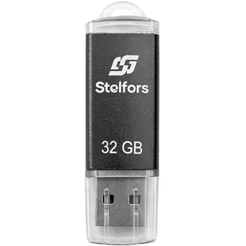 Флэш-драйв Stelfors USB 32GB Rocket металл серый