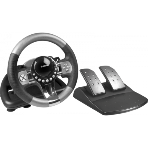 Руль игровой Defender Forsage GTR USB + рычаг передач (64367)