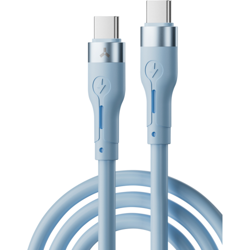 Кабель Accesstyle  CC30-S100 Type-C-Type-C Blue