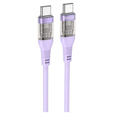 Кабель Borofone BU37 Type-C/Type-C 1.2m 3.0A 60W purple