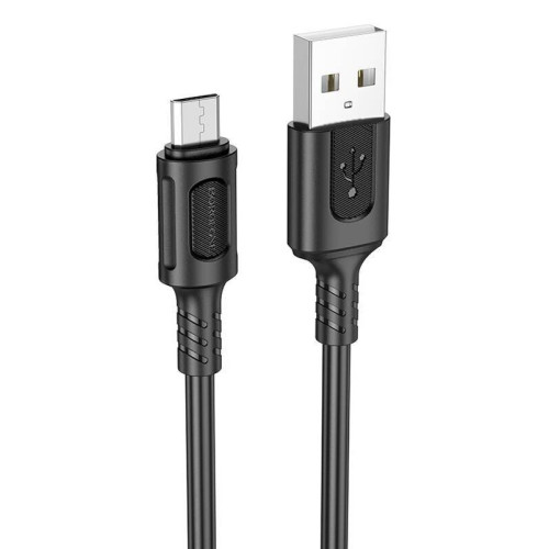 Кабель Borofone BX111 Micro 2.4A 1m black Кабель Borofone BX111 Micro 2.4A 1m black
