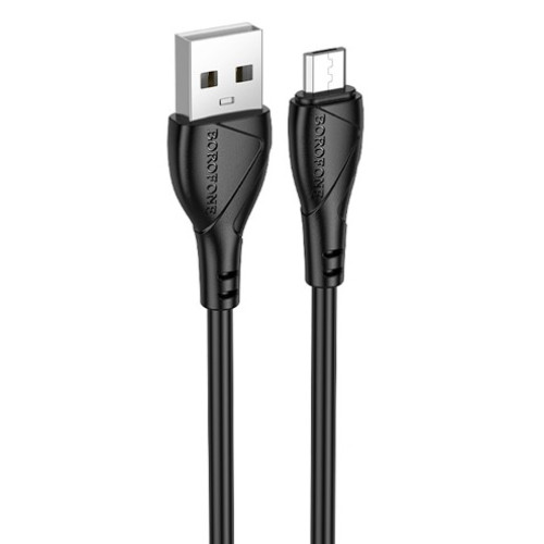 Кабель Borofone BX121 Micro 1m black Кабель Borofone BX121 Micro 1m black