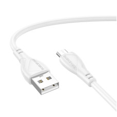 Кабель Borofone BX121 Micro 1m white