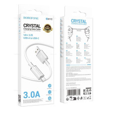 USB кабель Borofone BX112 Type-C 1m white