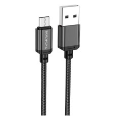 Кабель Borofone BX87 Micro 2.4A 1m black