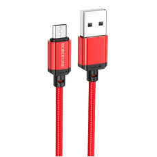 Кабель Borofone BX87 Micro 2.4A 1m red