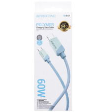 USB кабель Borofone BX107 Type-C 1m blue