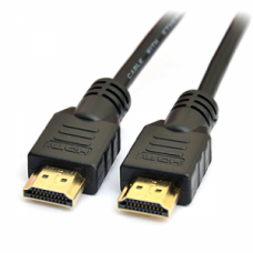 Кабель DeTech HDMI A-A v1.4 4K 60Hz 30AWG  медный, черный цвет 1.5м
