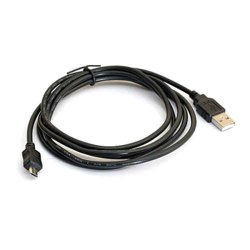Кабель De Tech USB 2.0 AM - micro 1,8м black Кабель De Tech USB 2.0 AM - micro 1,8м black