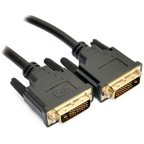 Кабель De Tech DVI D(24+1) M-M 2 ferites 1.8m