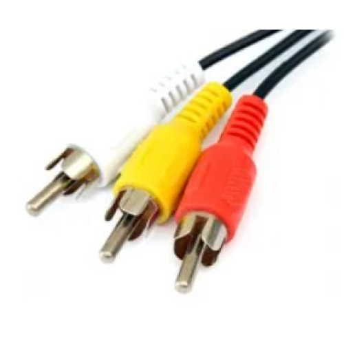 Кабель DeTech 3RCA - 3RCA 1.8м