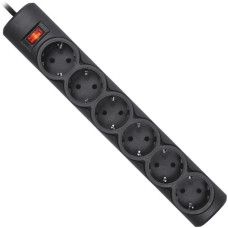 Сетевой фильтр Defender DFS 153 3 m, ч, 6 роз (99495)