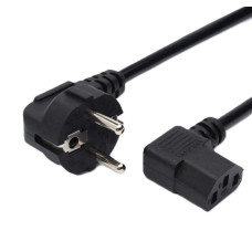 Кабель питания GoPower C14(F) угловой 1.8m