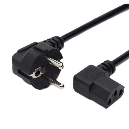Кабель питания GoPower C14(F) угловой 1.8m