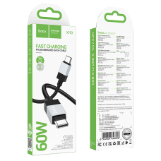Кабель Hoco X110 Type-C-Type-C 1m 3A 60W black