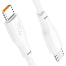 Кабель Hoco X93 Type-C-Type-C 2m 60W white