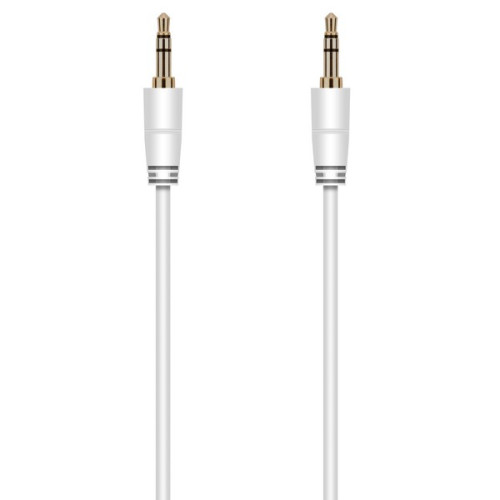 Кабель AUX Krutoff 1m, белый (пакет)