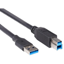 Кабель TELECOM USB A(m) USB B(m) 1.8m черный