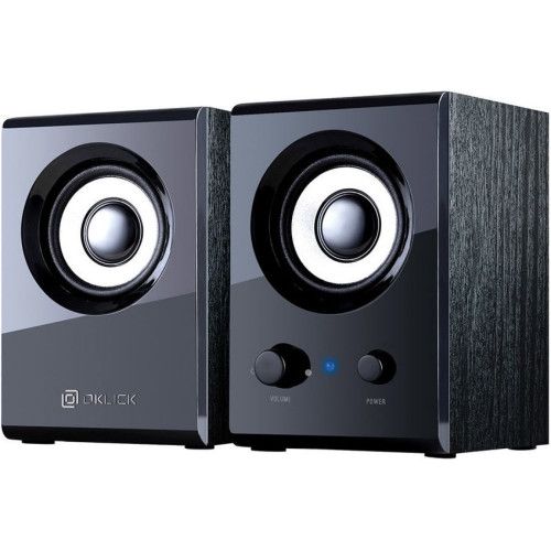 Колонки Oklick OK-160 2.0 черный 6Вт 417559 Колонки Oklick OK-160 2.0 черный 6Вт 417559
