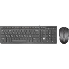 Компл беспров Defender клав+мышь Columbia C-775 RU,ч(45775)