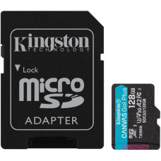 Kingston SDXC Canvas Go Plus U3 128Gb Class10 + adapt