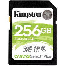 Kingston SD 256Gb Canvas Canvas Select Plus U3 V30 Class10